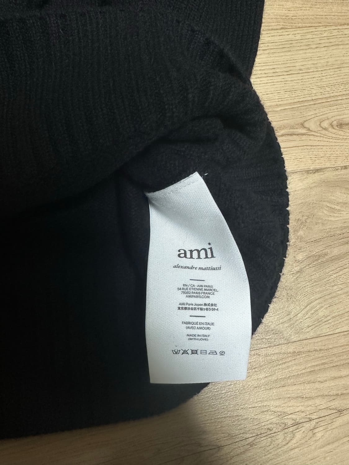 Ami 블랙 니트 L 상품이미지2