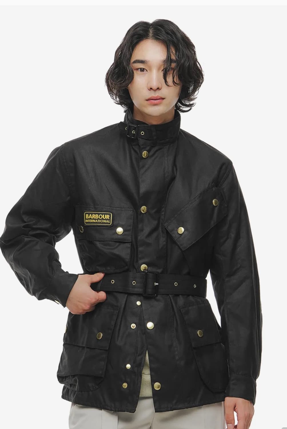 [새상품] 바버 인터내셔널A7 왁스 자켓 38사이즈 상품이미지4