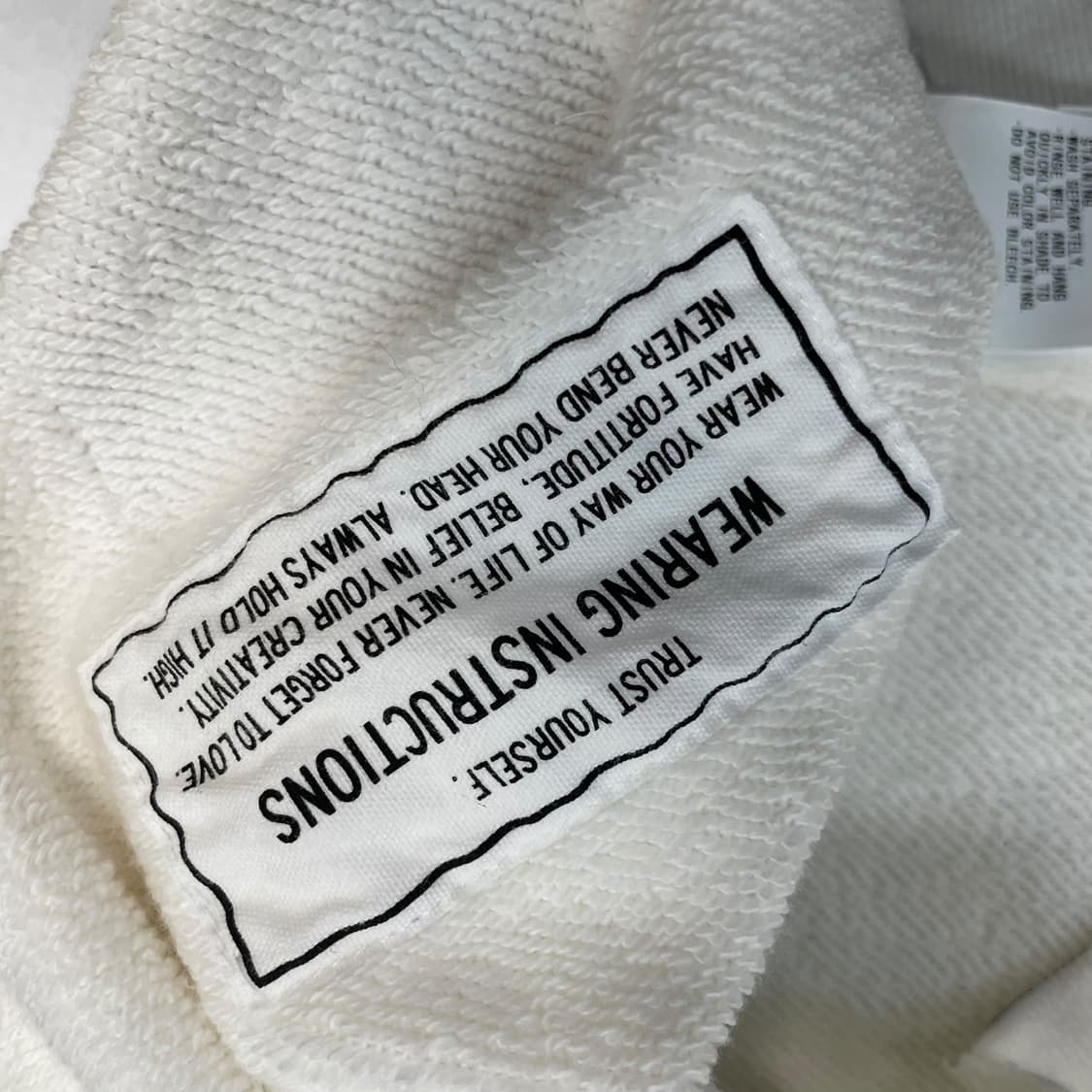 미하라야스히로 챔피온 베어 그래픽 프린트 디스트레스 후드티  상품이미지6