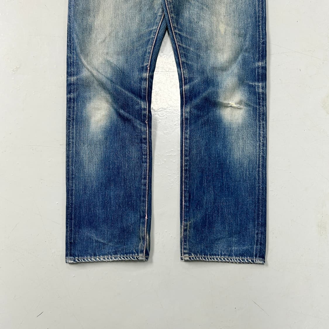 모모타로진스 워시드 셀비지 데님  상품이미지3