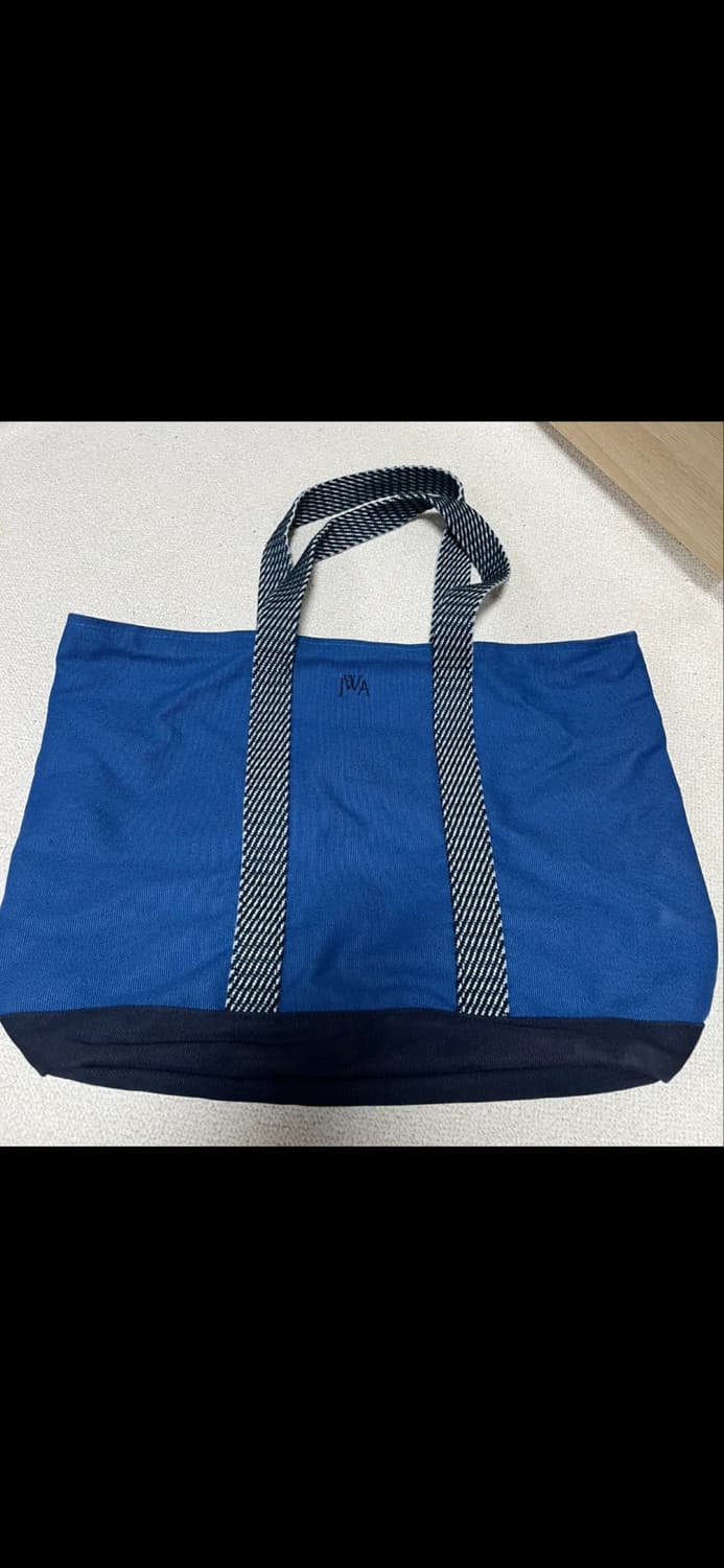 유니클로 JW앤더슨 캔버스 토트백 블루 상품이미지1