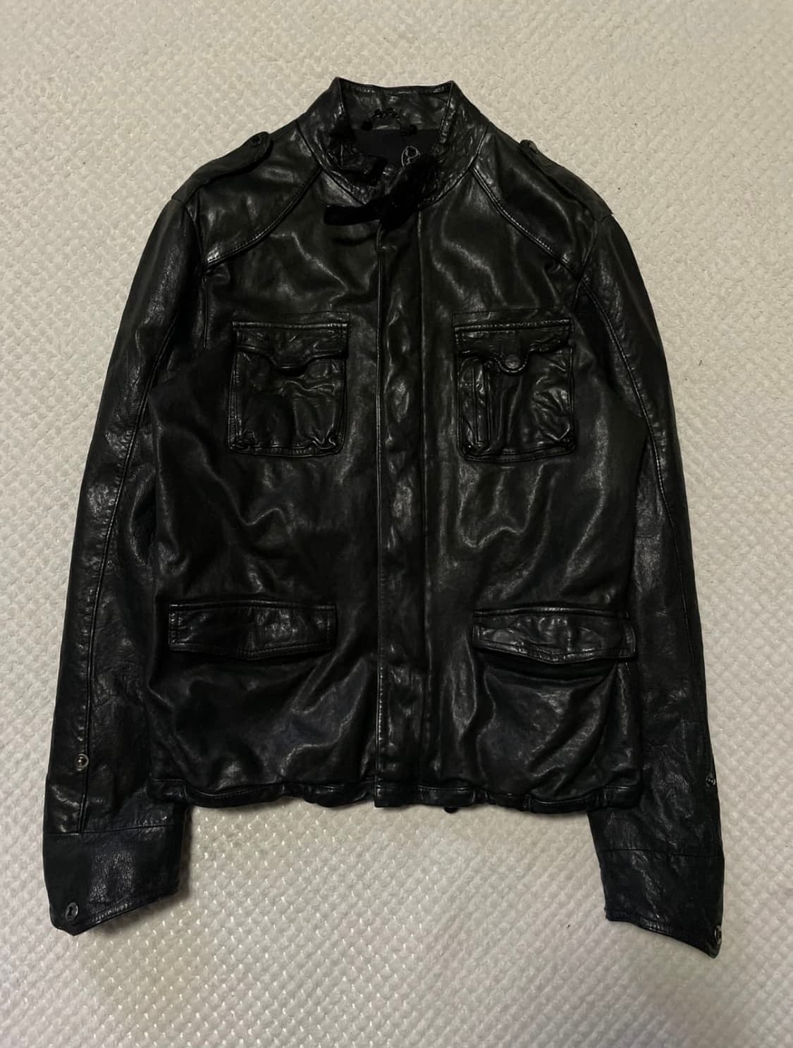 XESS 아티잔 무드 시프스킨 레더자켓 상품이미지1