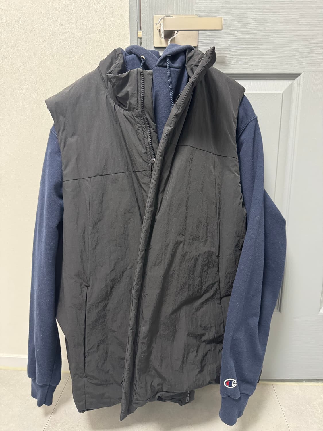 캡틴선샤인 나일론 인슐레이션 베스트40 나나미카 모이프 다이와피어 카키스 상품이미지6