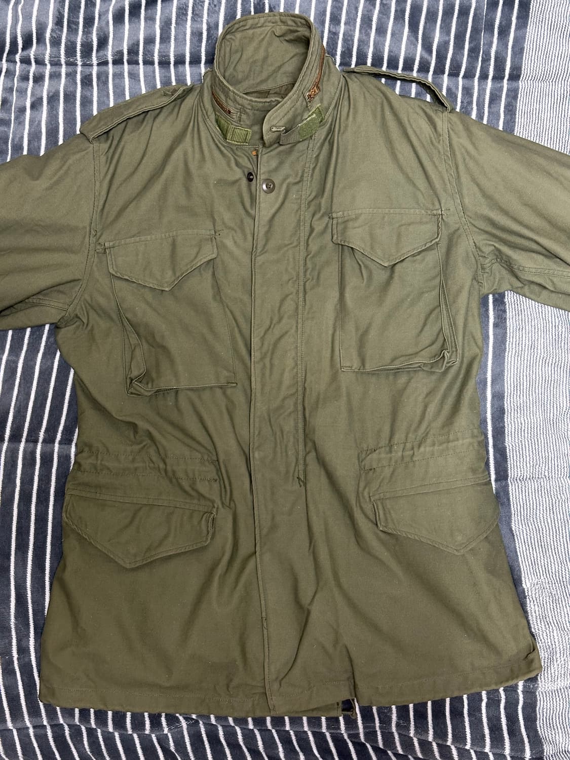 M65 필드자켓 3세대 미듐롱 민트급 라이너포함 상품이미지1