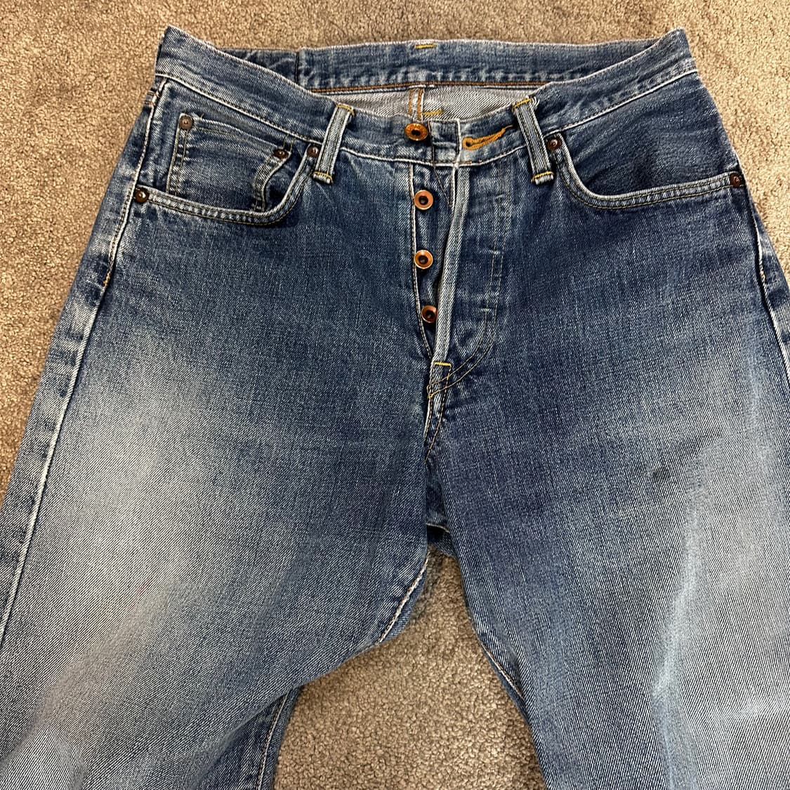 에드윈505 505X 셀비지 데님 팬츠(30) 상품이미지4