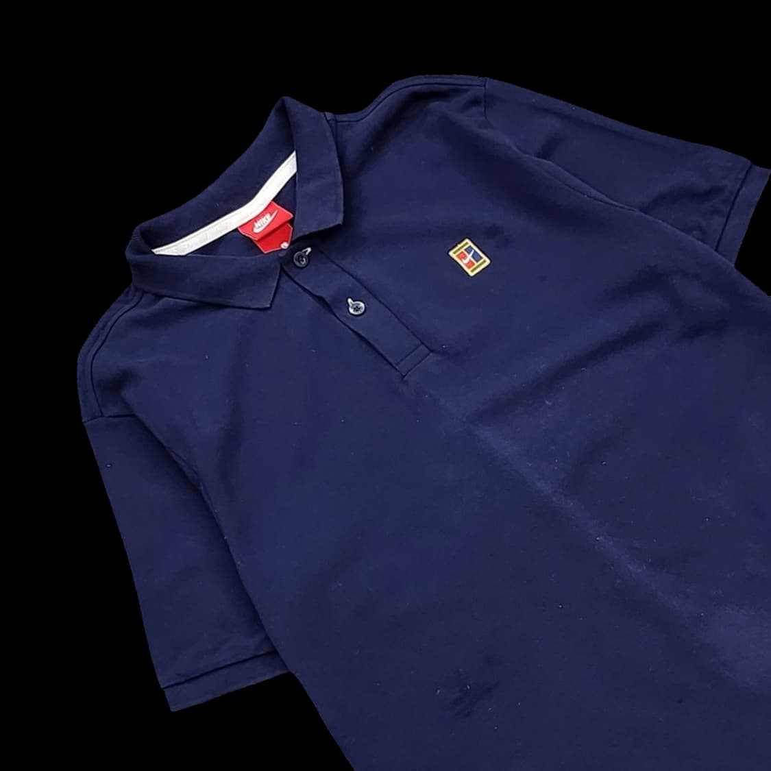 나이키 테니스 네이비 반팔 카라티 상품이미지2