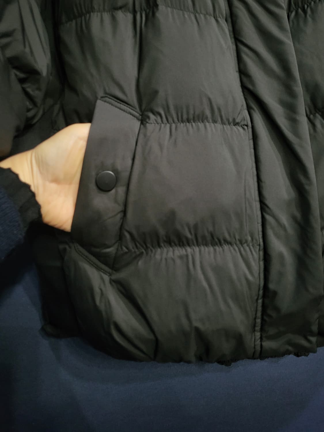 지스튜디오 구스다운 7부 패딩 상품이미지4