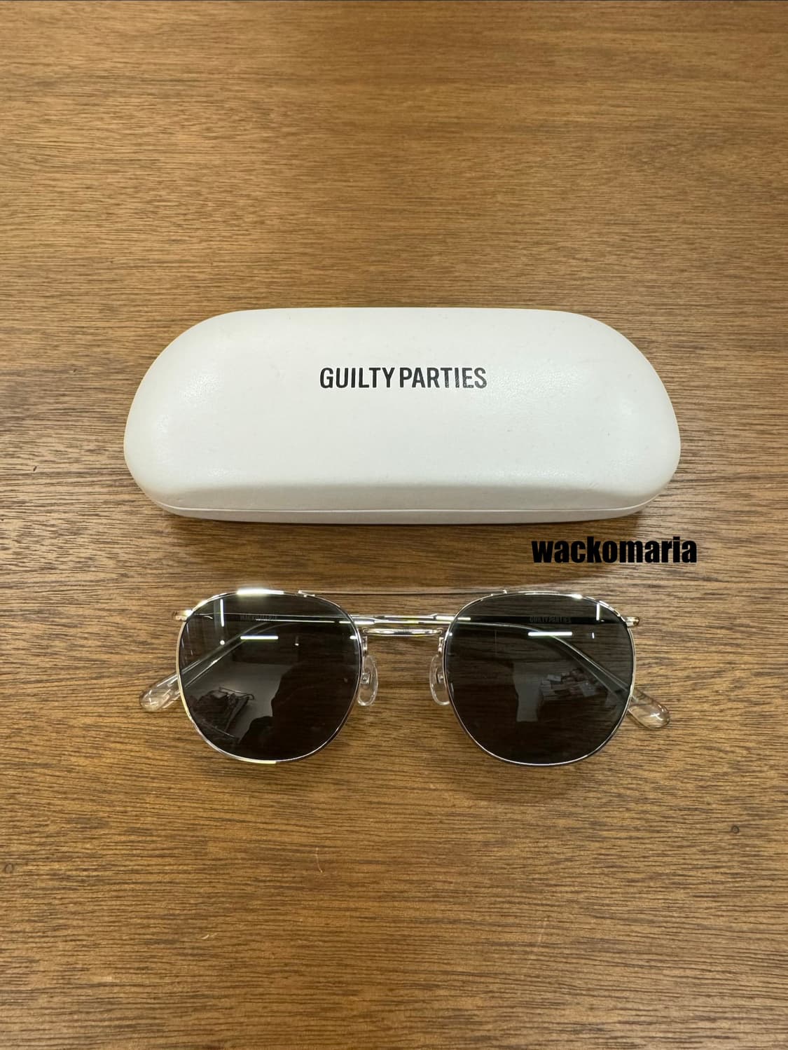[OS] 와코마리아 실버 메탈 플레임 선글란스 상품이미지1