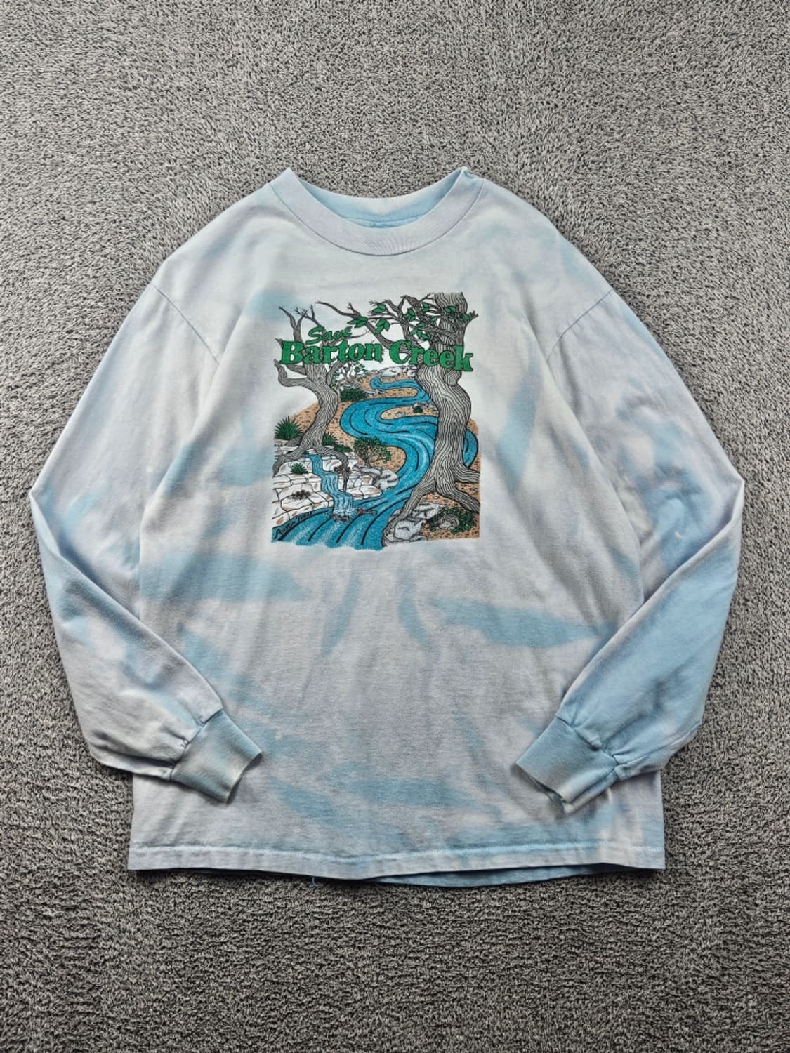 90's USA 헤인즈 싱글스티치 롱슬리브 커스텀 ( L )/ 11953 상품이미지2