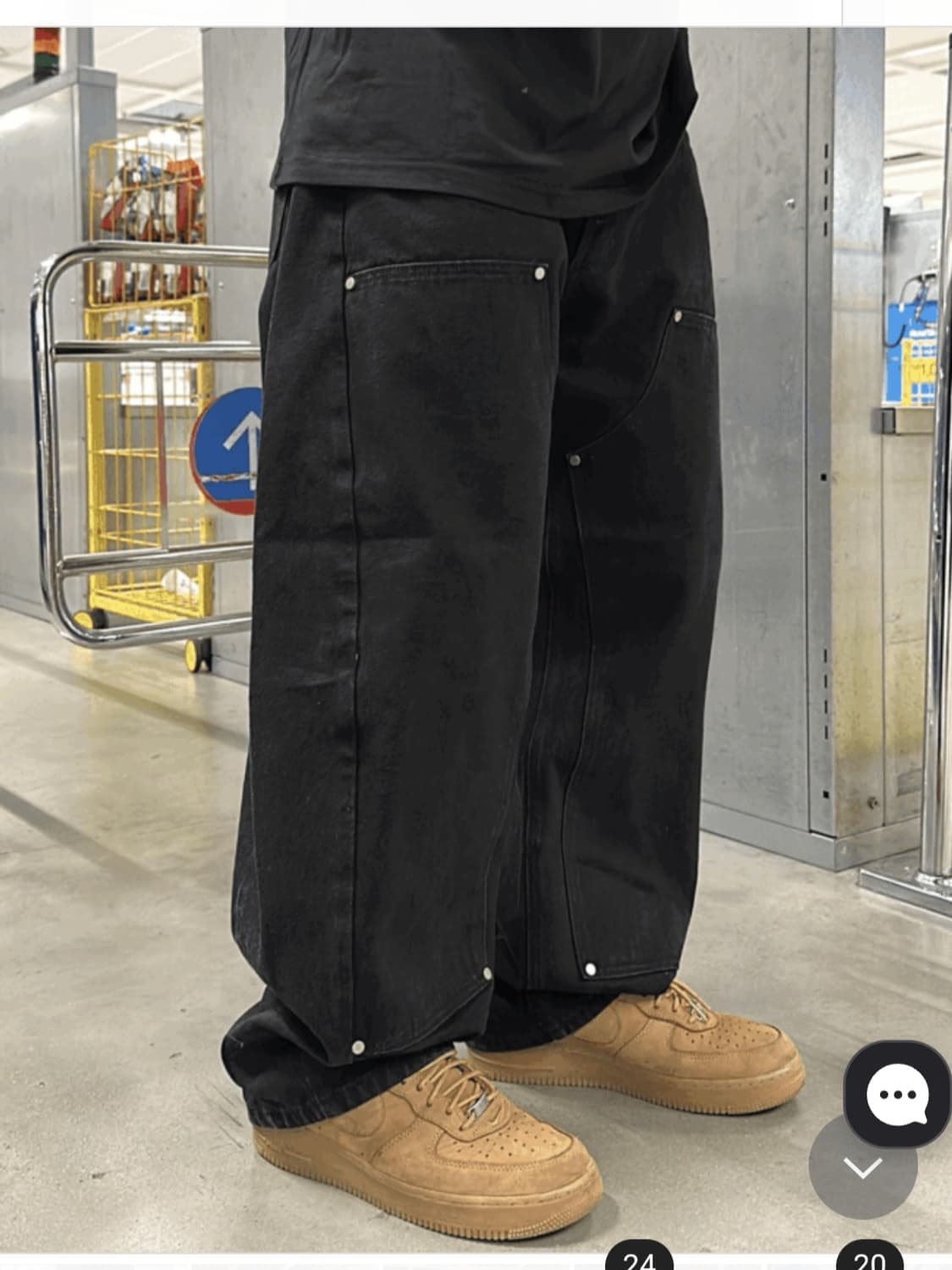 더블니 커브드 팬츠 상품이미지1