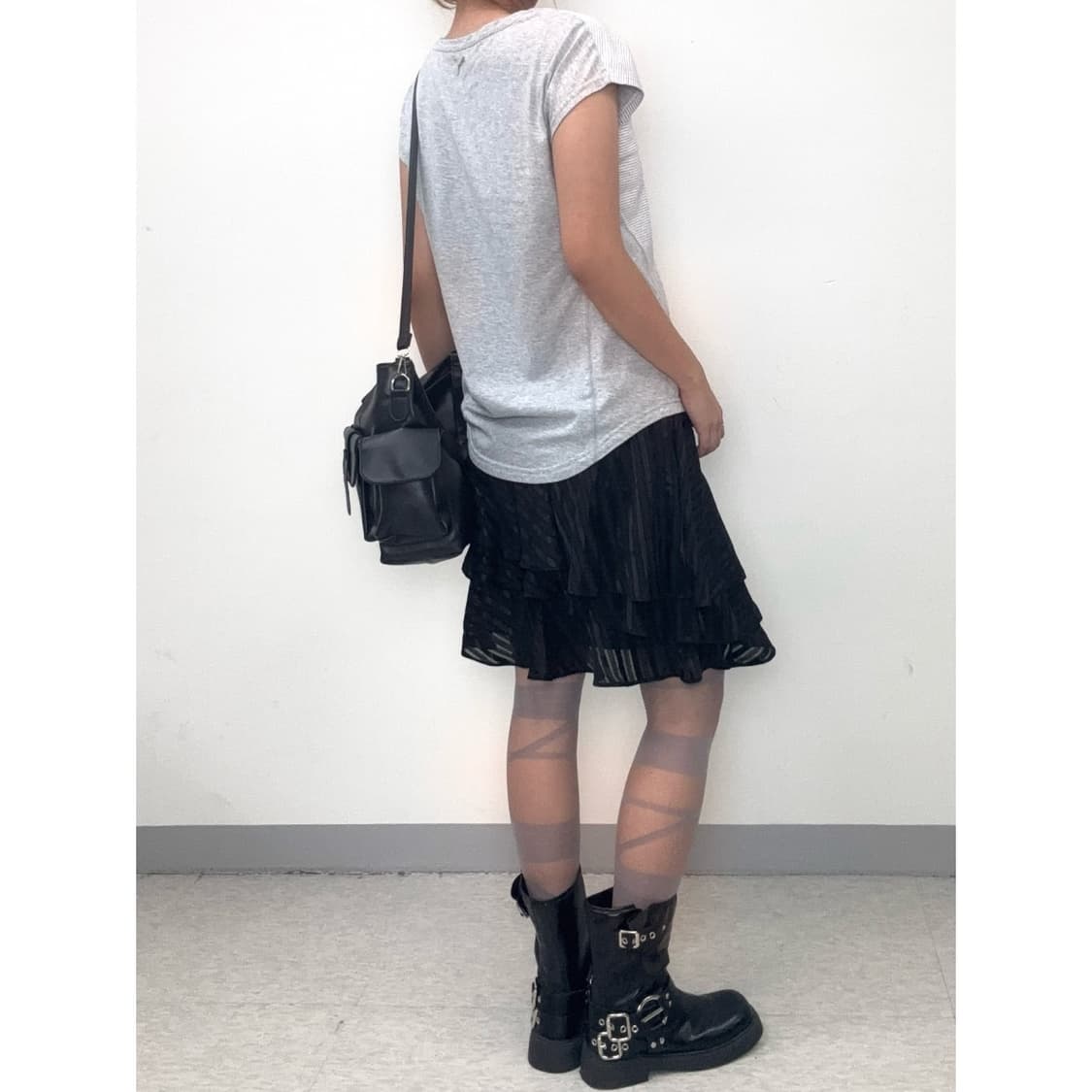 빈티지 푸마 그레이 반팔 상품이미지3