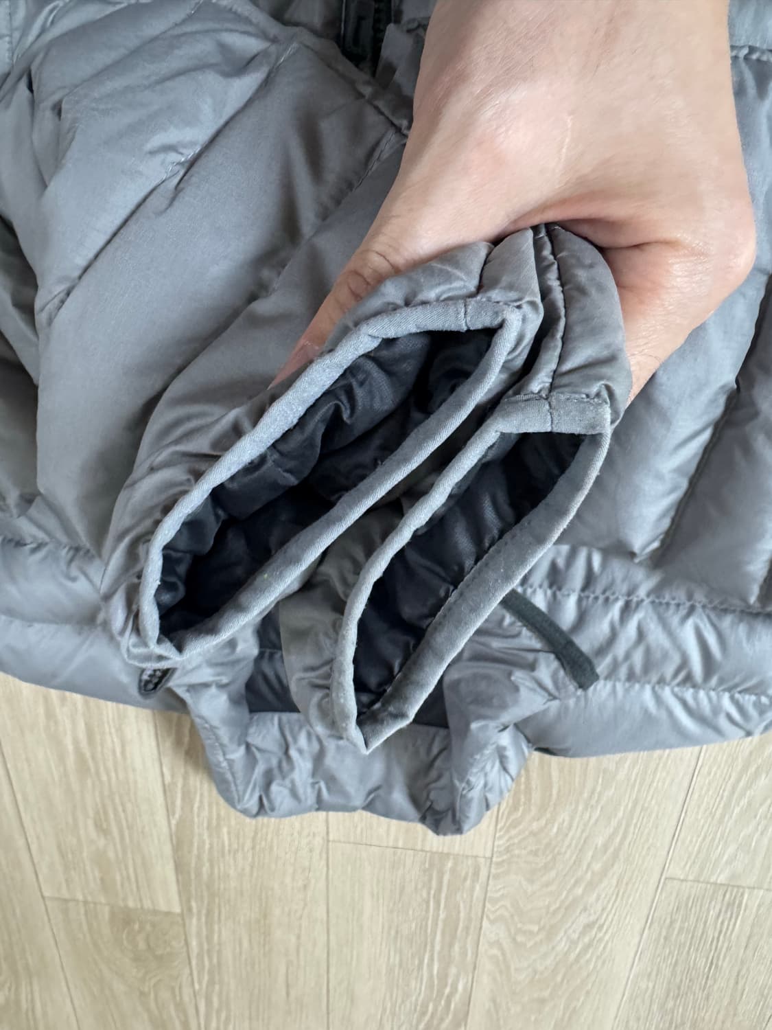 L 파타고니아 다운스웨터 자켓 실버 그레이 상품이미지4