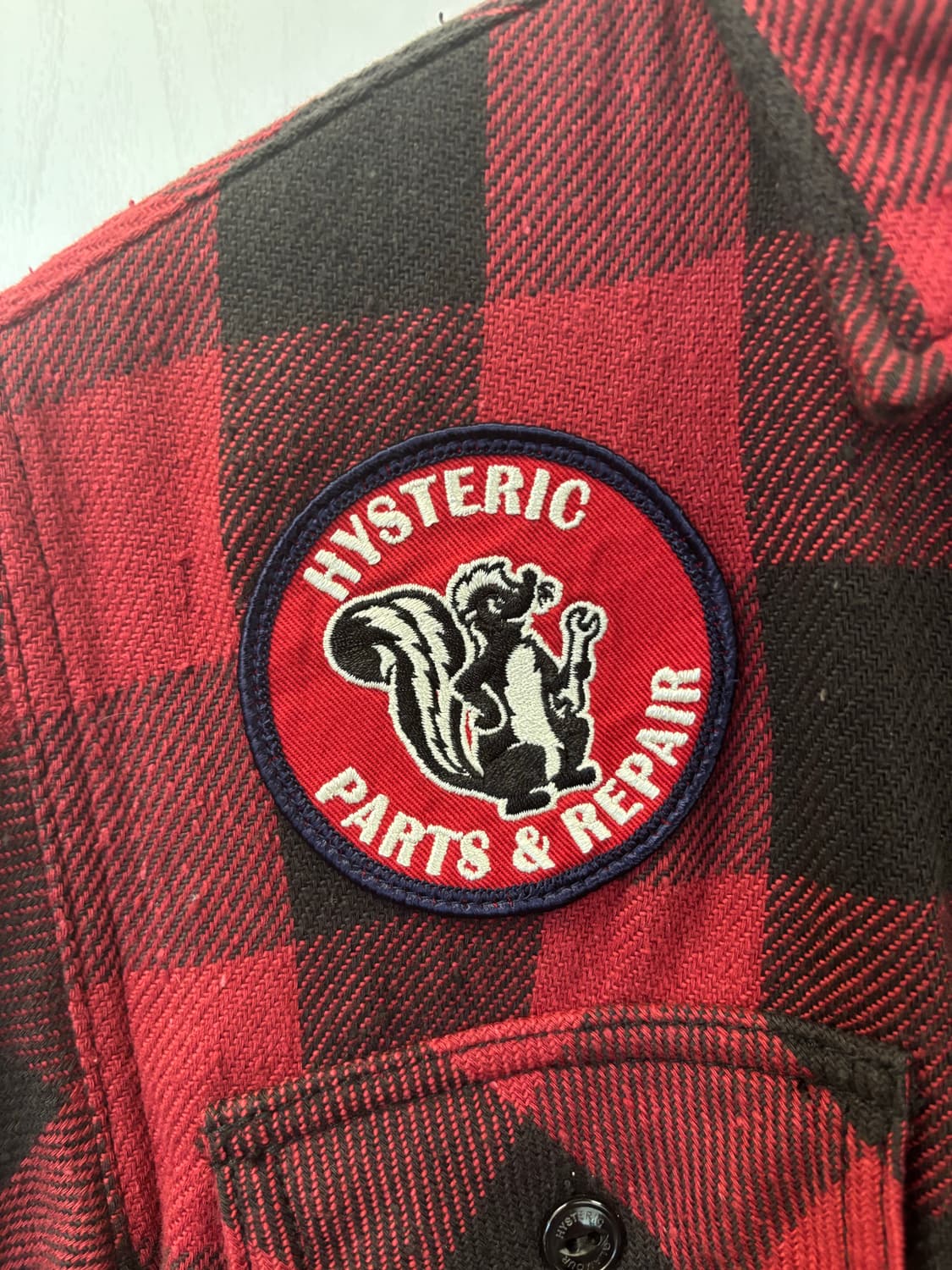 Hysteric glamour check shirt 상품이미지2