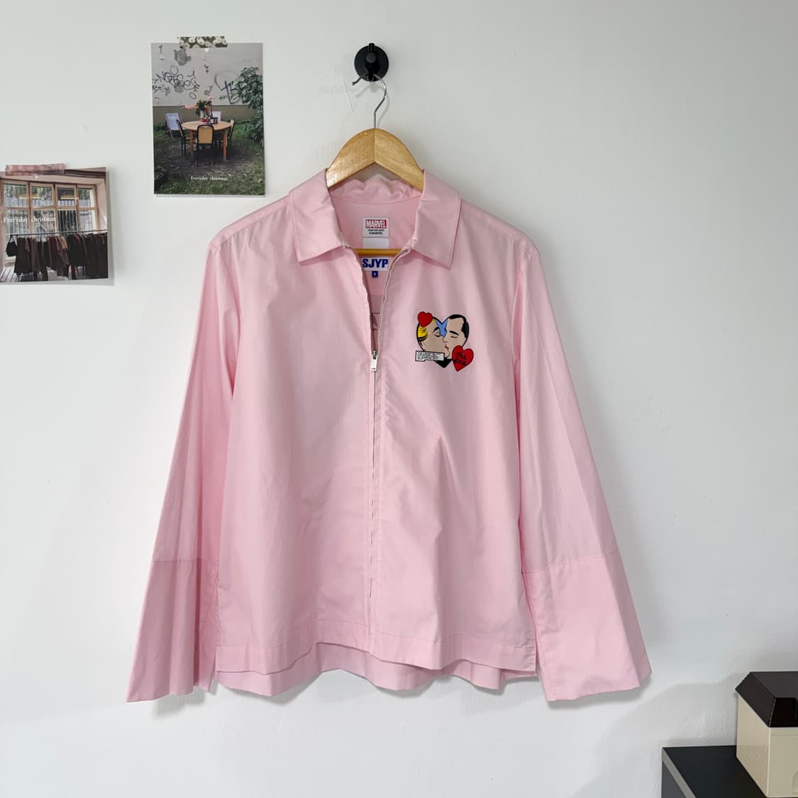 [S] SJYP x 마블코믹스 지퍼 셔츠 상품이미지1