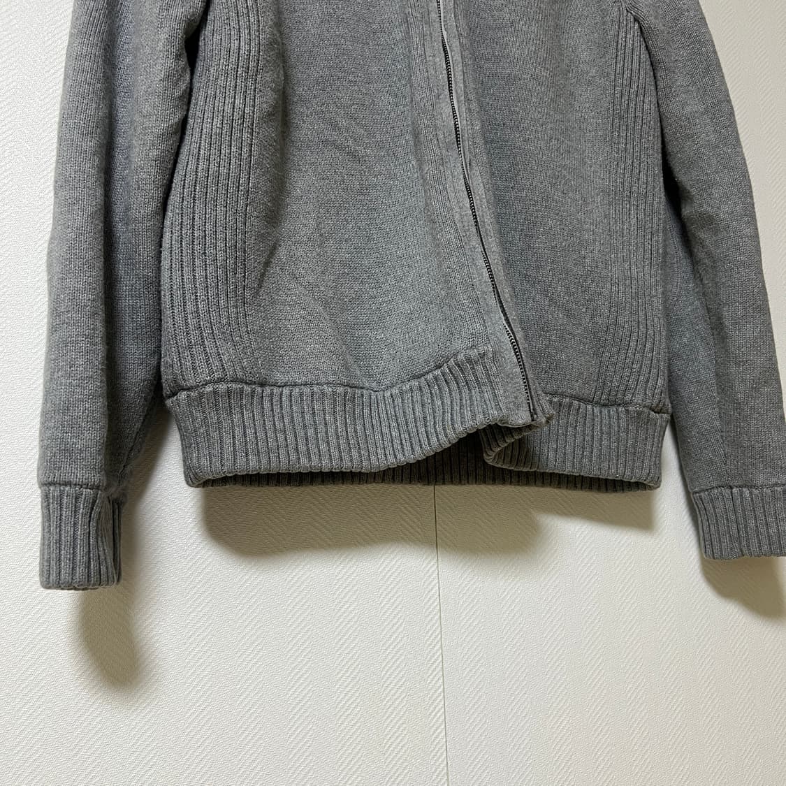 타미힐피거 헤비 코튼 니트 집업 m 상품이미지3