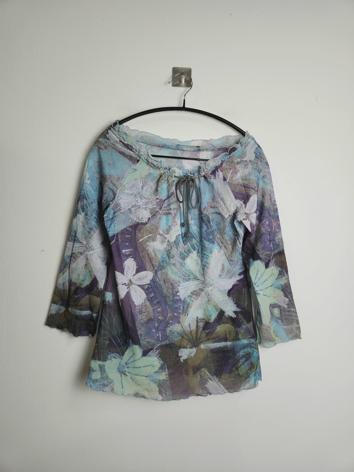 패턴 매쉬 탑 상품이미지7