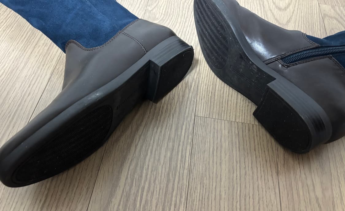 상태최상 타미힐피거 가죽 스웨이드 롱부츠 230 상품이미지5