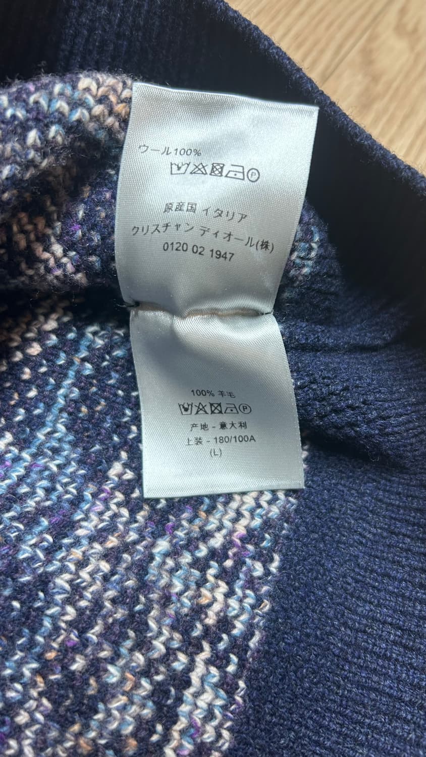 [새상품급,L] 디올 오블리크 자카드 니트 스웨터 상품이미지5