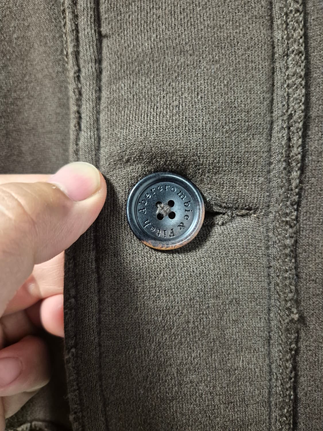 *무료배송*아베크롬비 브라운 버튼업 자켓 L사이즈 (상태A급) 상품이미지6