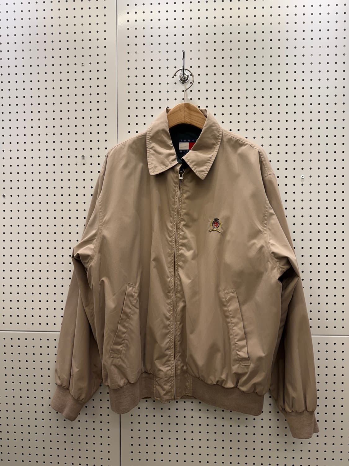 00s 타미힐피거 월계로고 트윌 코튼 해링턴 자켓 U44 상품이미지2