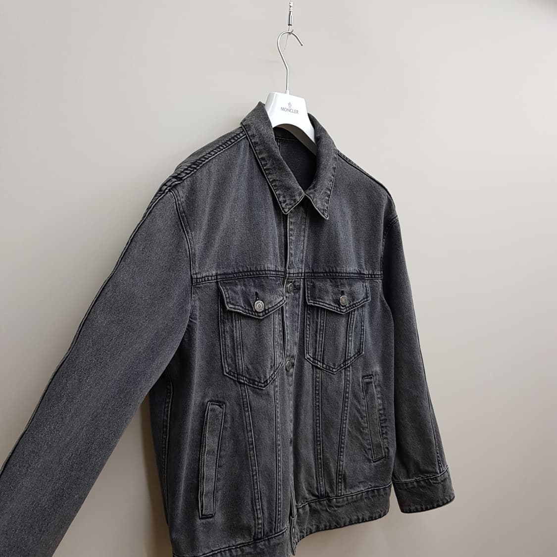한섬 SYSTEM 시스템 2021 오버핏 데님 자켓 95사이즈 상품이미지3