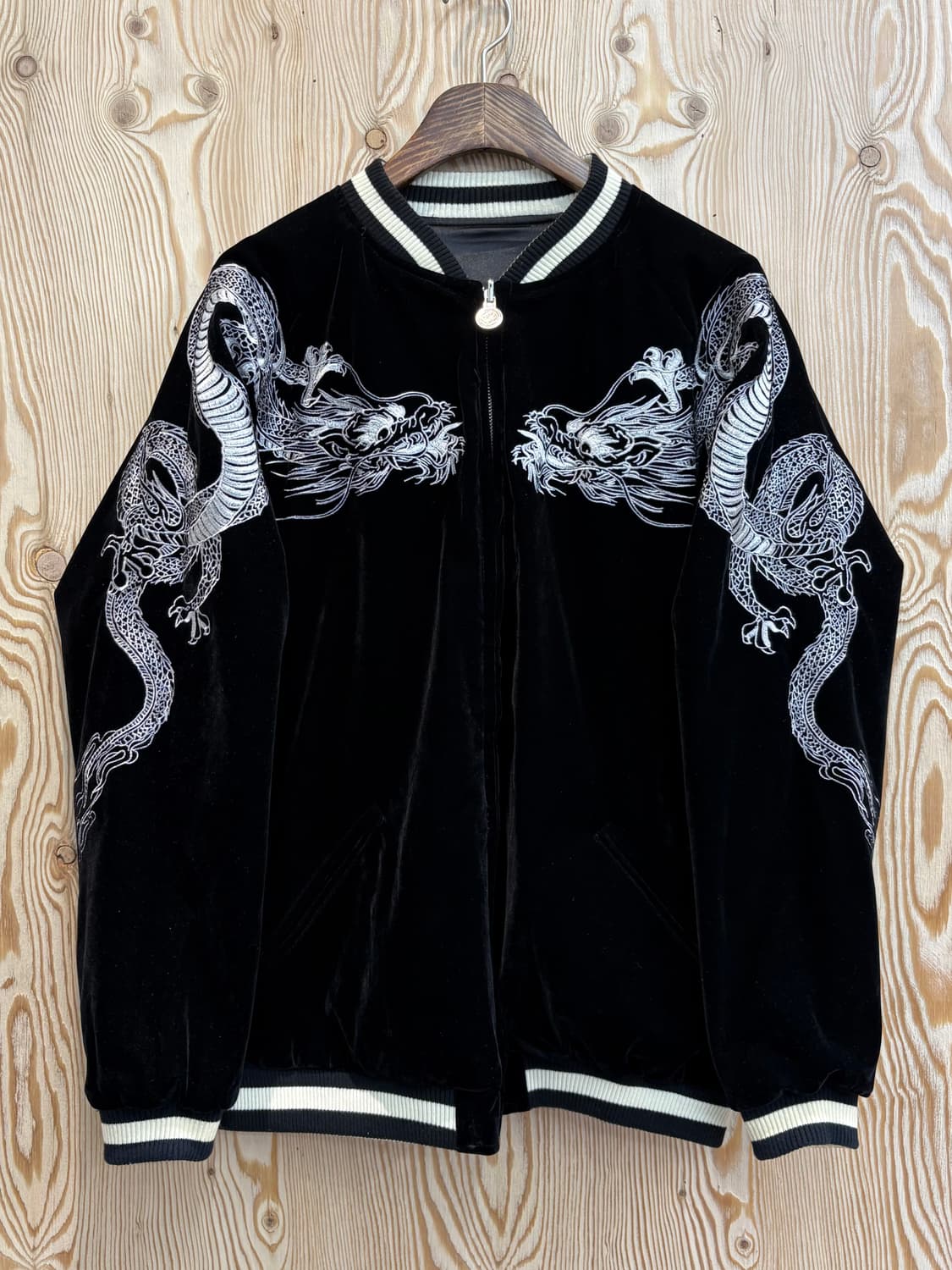 일본판 자수 리버시블 스카쟌 상품이미지3