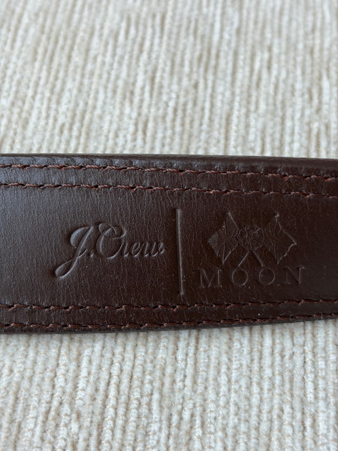 J.CREW x Abraham Moon & Sons 타탄체크 레더 벨트  상품이미지7