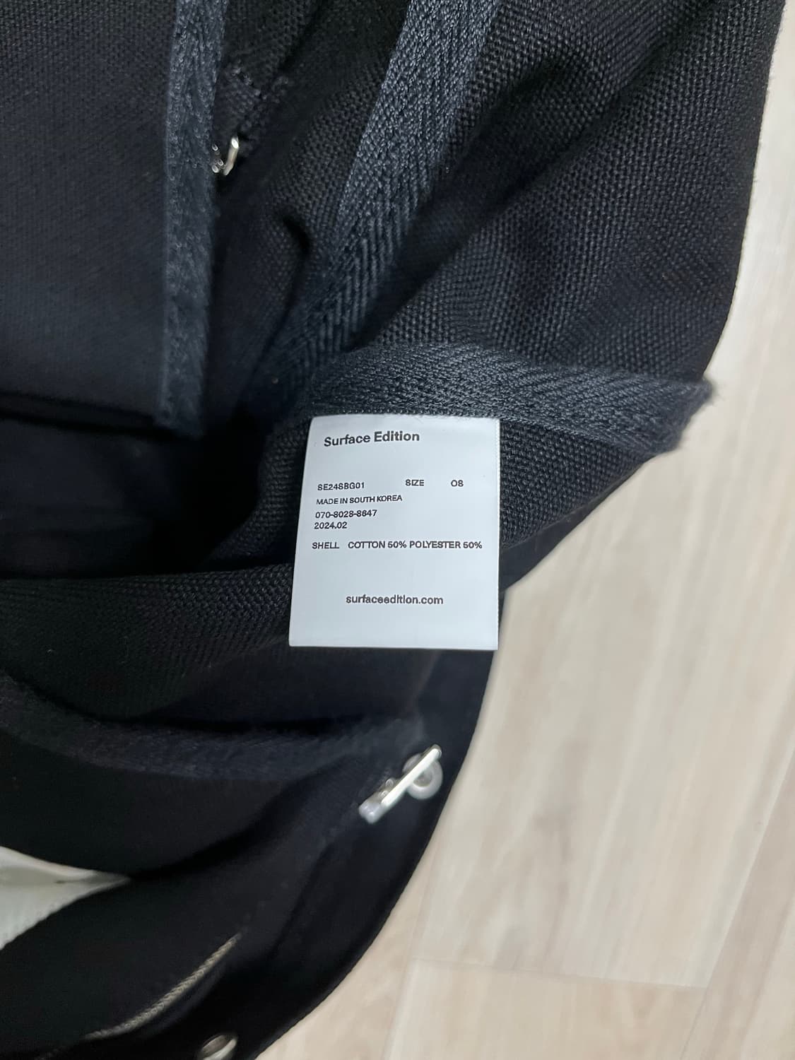 서피스에디션 TYPO BAG BLACK 상품이미지7