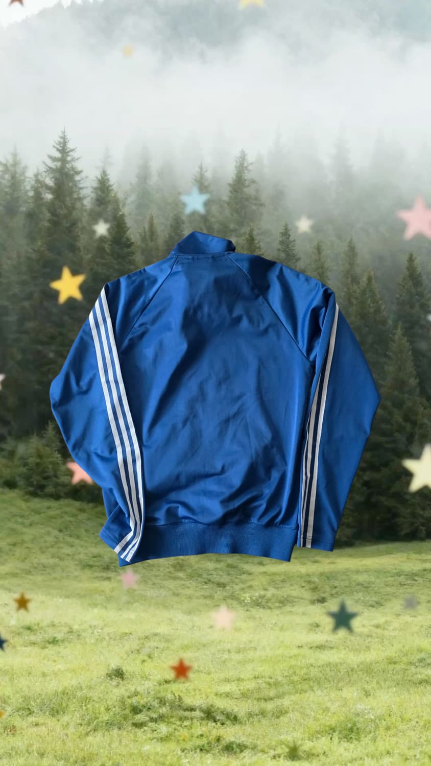 S 아디다스 파이어버드 블루 져지 트랙탑  상품이미지2