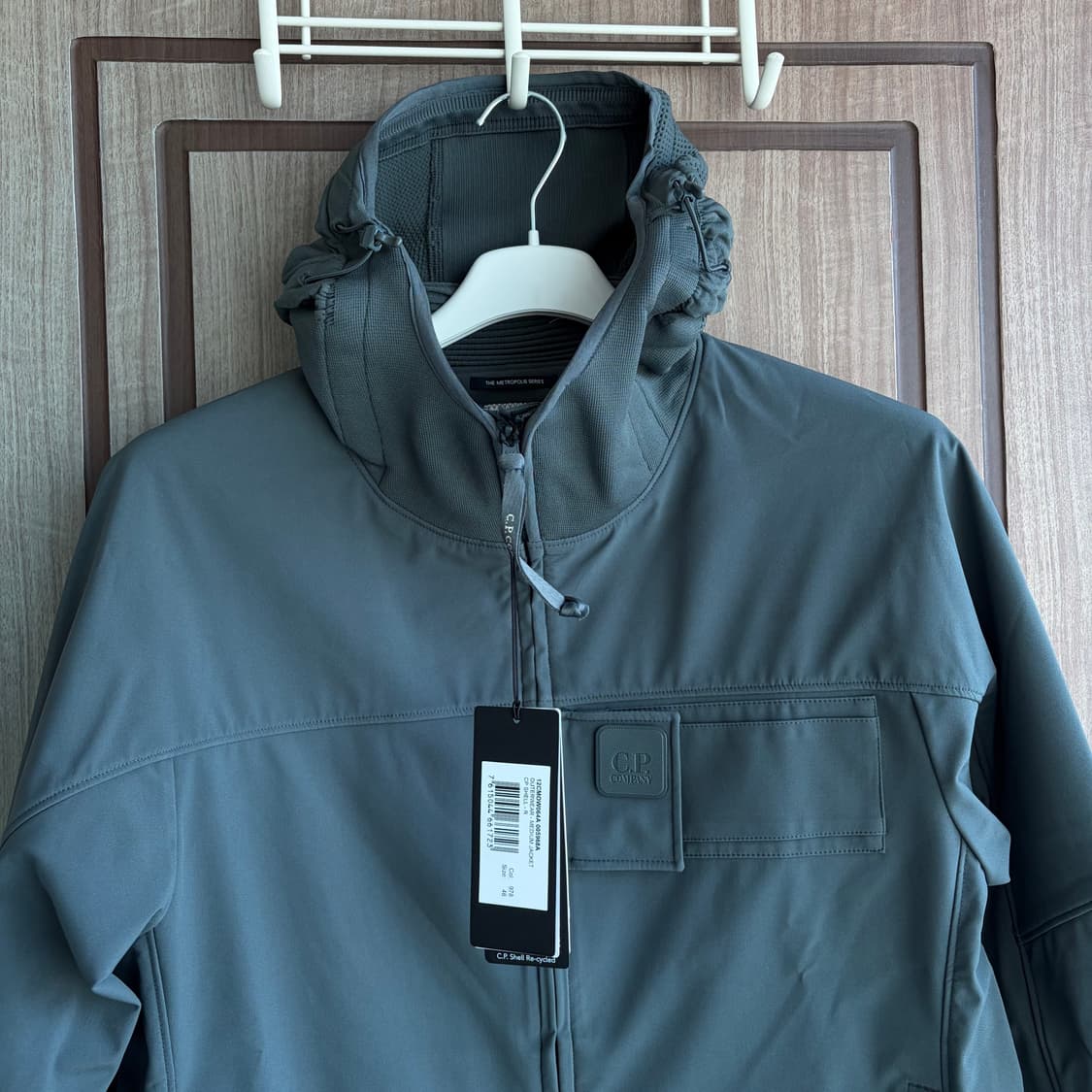 [새상품]씨피컴퍼니 CP컴퍼니 메트로폴리스 로고 자켓 차콜 상품이미지3