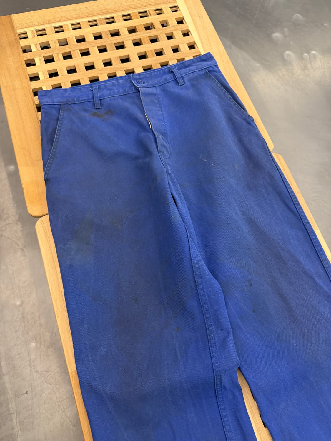 70s DISTRESSED Oil-Stained 빈티지 프렌치워크팬츠 상품이미지5