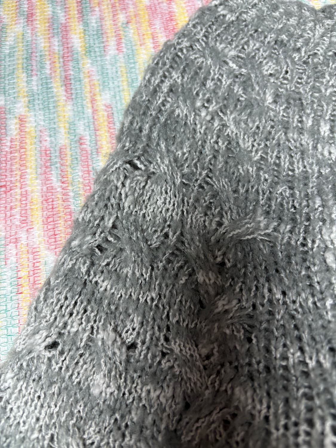 그레이 단추 포인트 가디건 상품이미지7