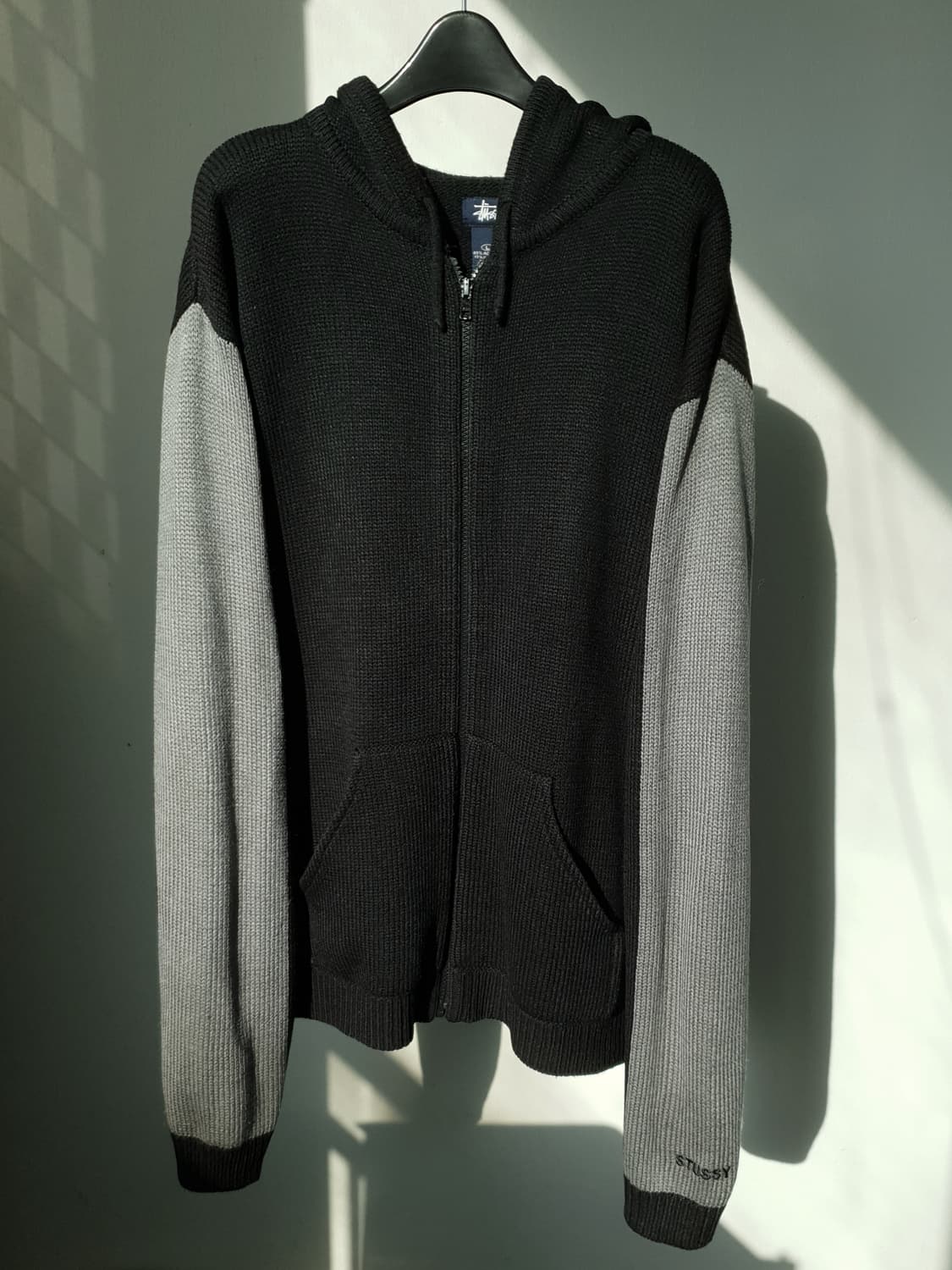 90s STUSSY Kint Hood Zip-up 상품이미지2