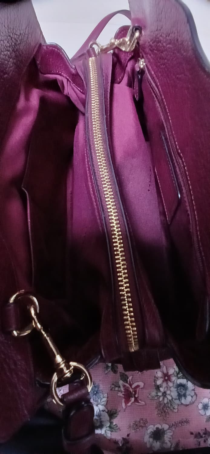 코치 버건디 가죽가방 상품이미지7