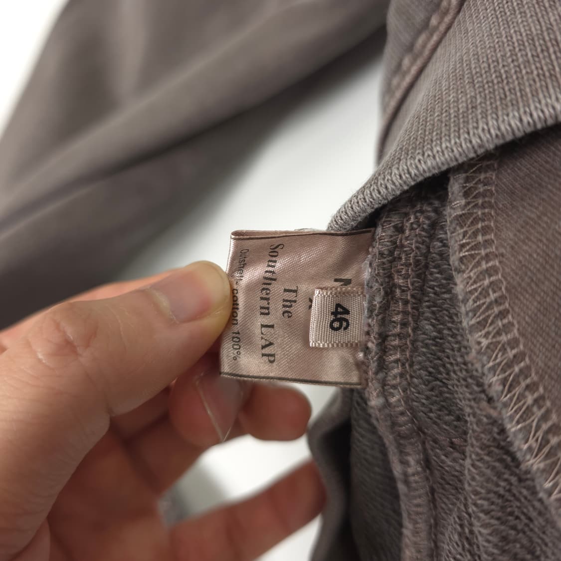 더써든랩x넌리액트 넌프린팅 피그먼트 맨투맨 차콜브라운 (46) 상품이미지8