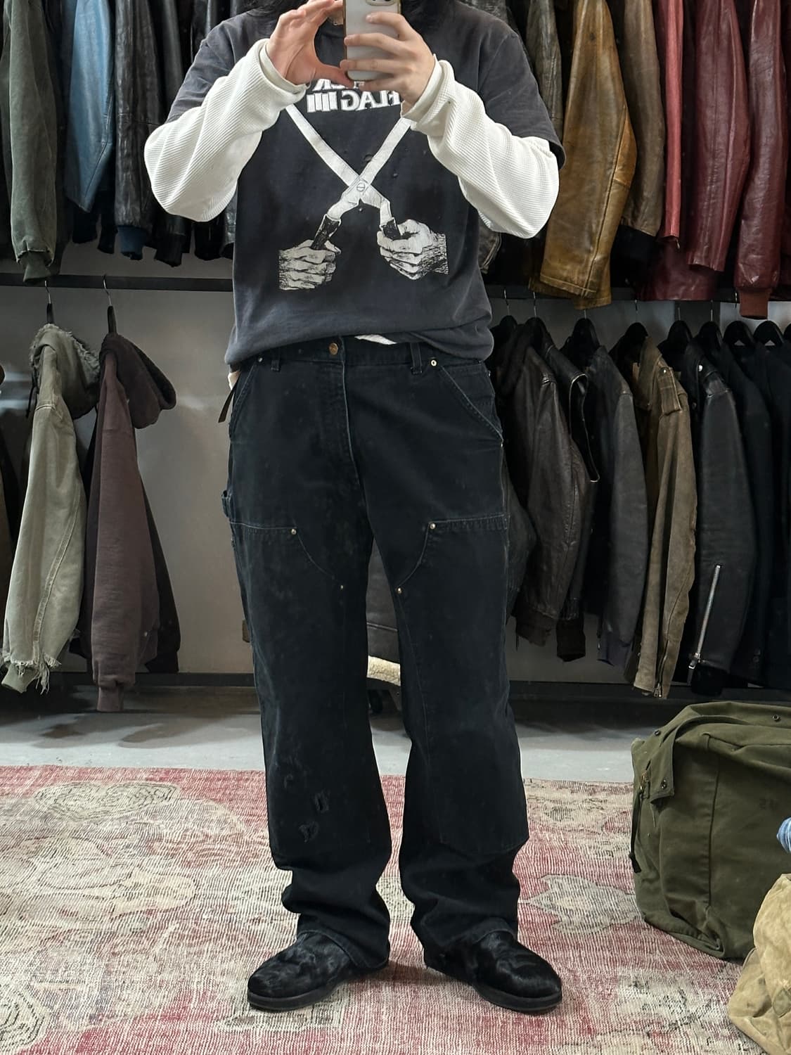 00's OG 칼하트 B01 더블니 팬츠 칼하트 썩블니 상품이미지2