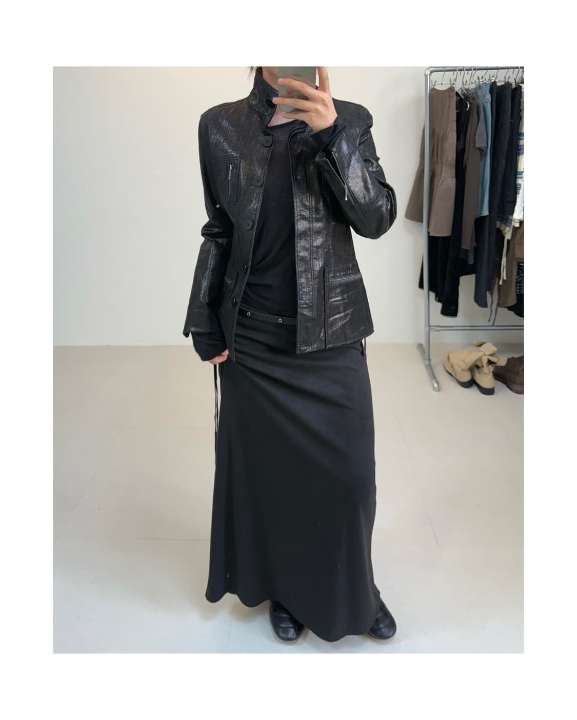 빈티지 리얼레더 자켓 상품이미지1