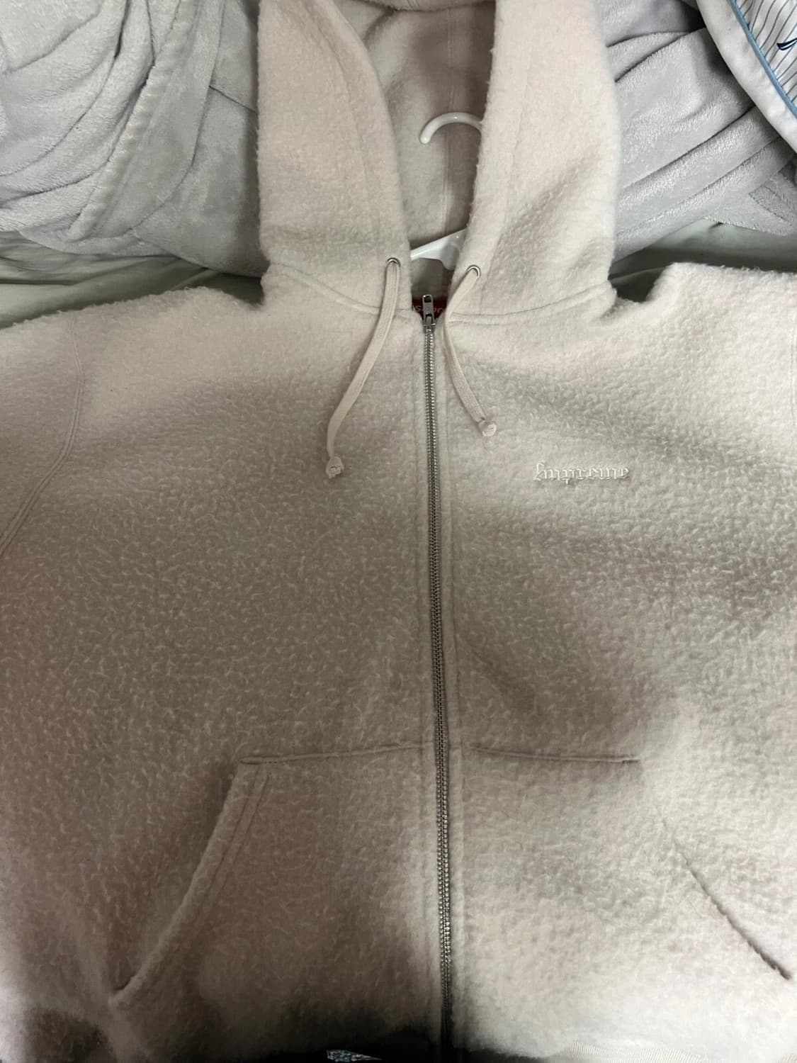 슈프림 필드 후드집업 스웨트셔츠 스톤 상품이미지1