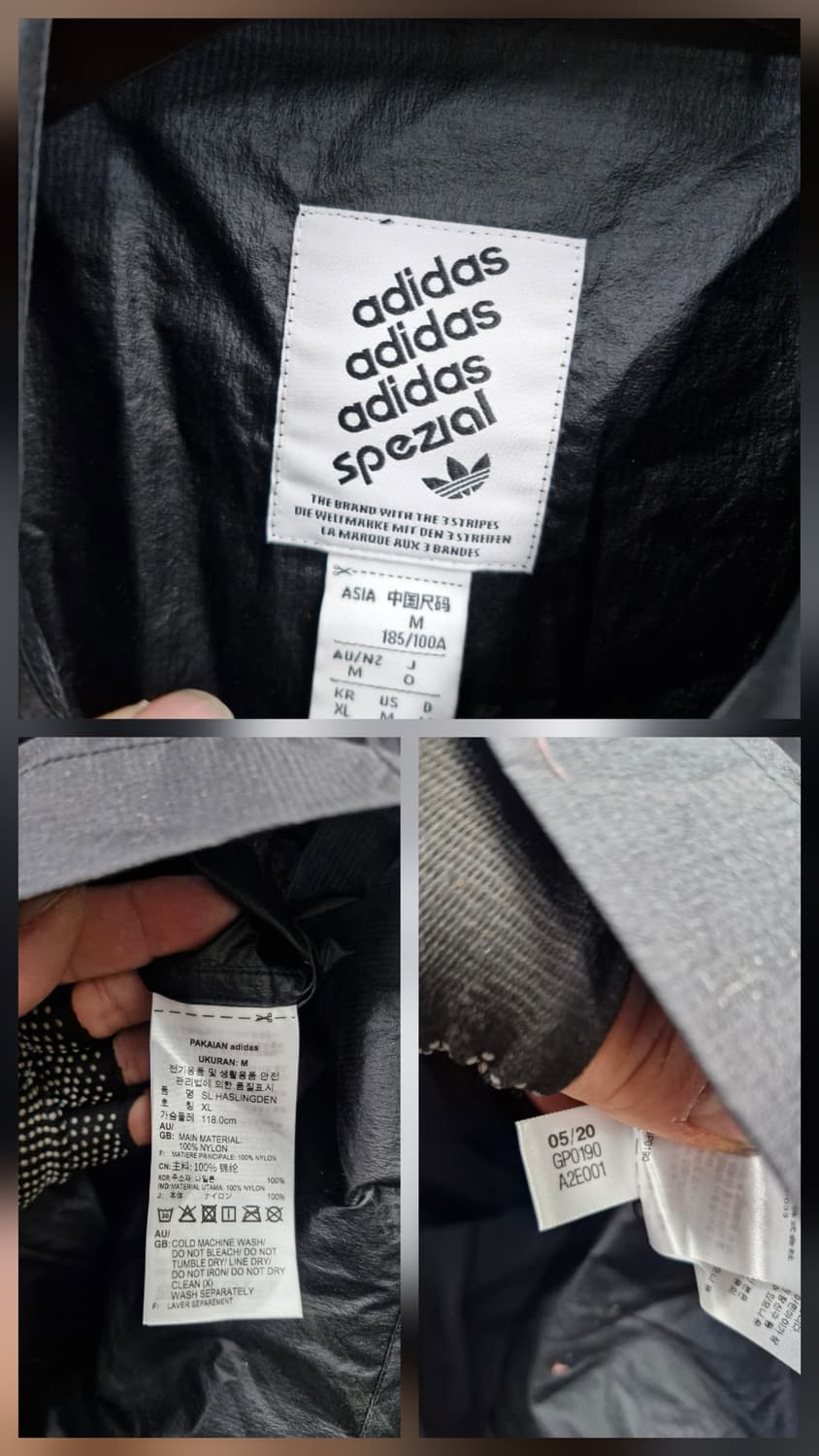 105XL 아디다스 스페지알 SL 하슬링덴 바람막이 자켓. 상품이미지9