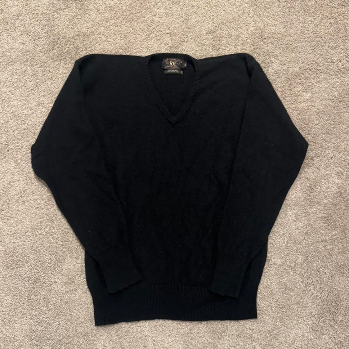 RRL 더블알엘 브이넥 니트 스웨터 상품이미지1