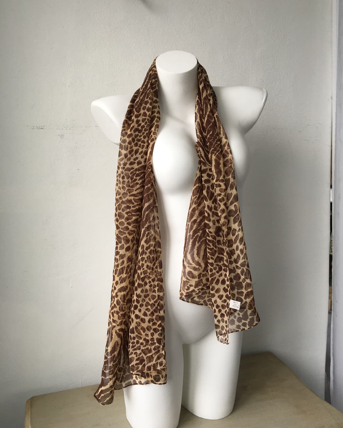 animal pattern scarf 상품이미지2