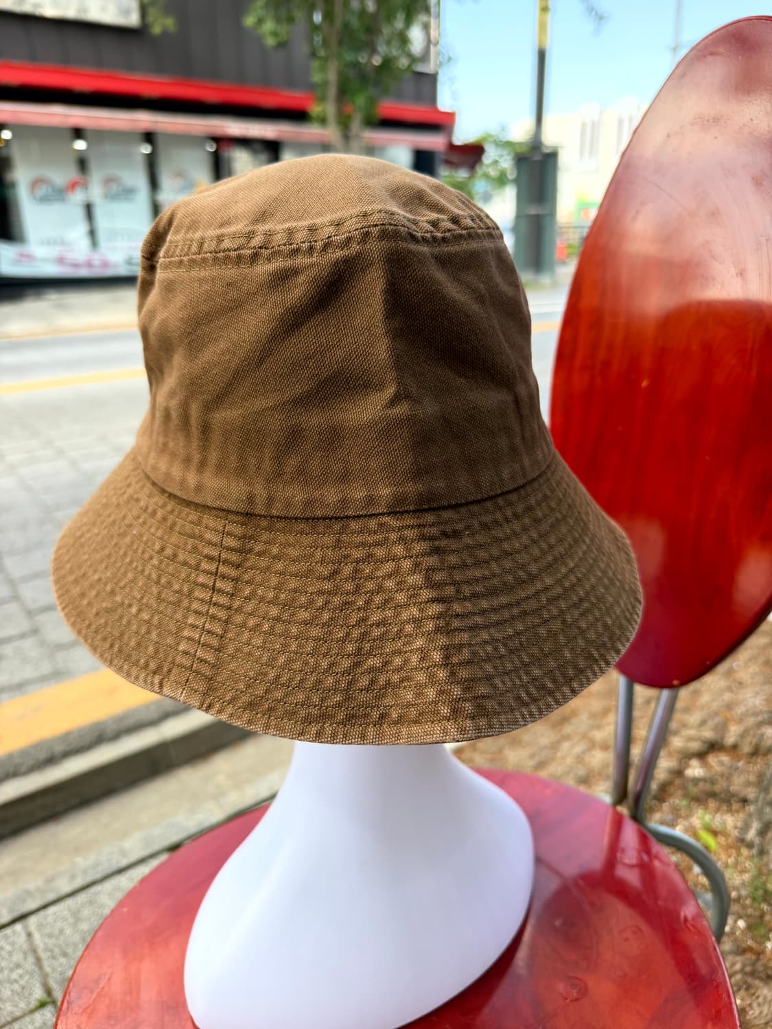 Montbell Cotton Bucket Hat Brown 상품이미지4