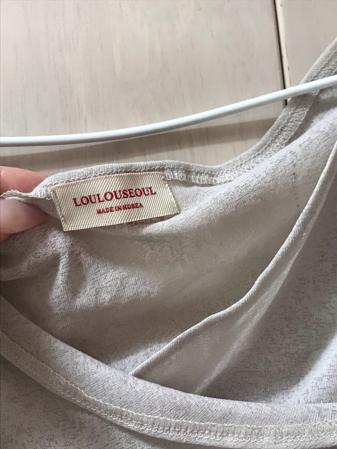 셔링 슬리브리스 상품이미지3