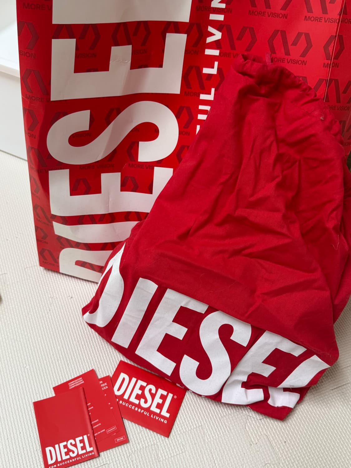 디젤 1DR 숄더백 인 나파 레더 블랙 상품이미지8