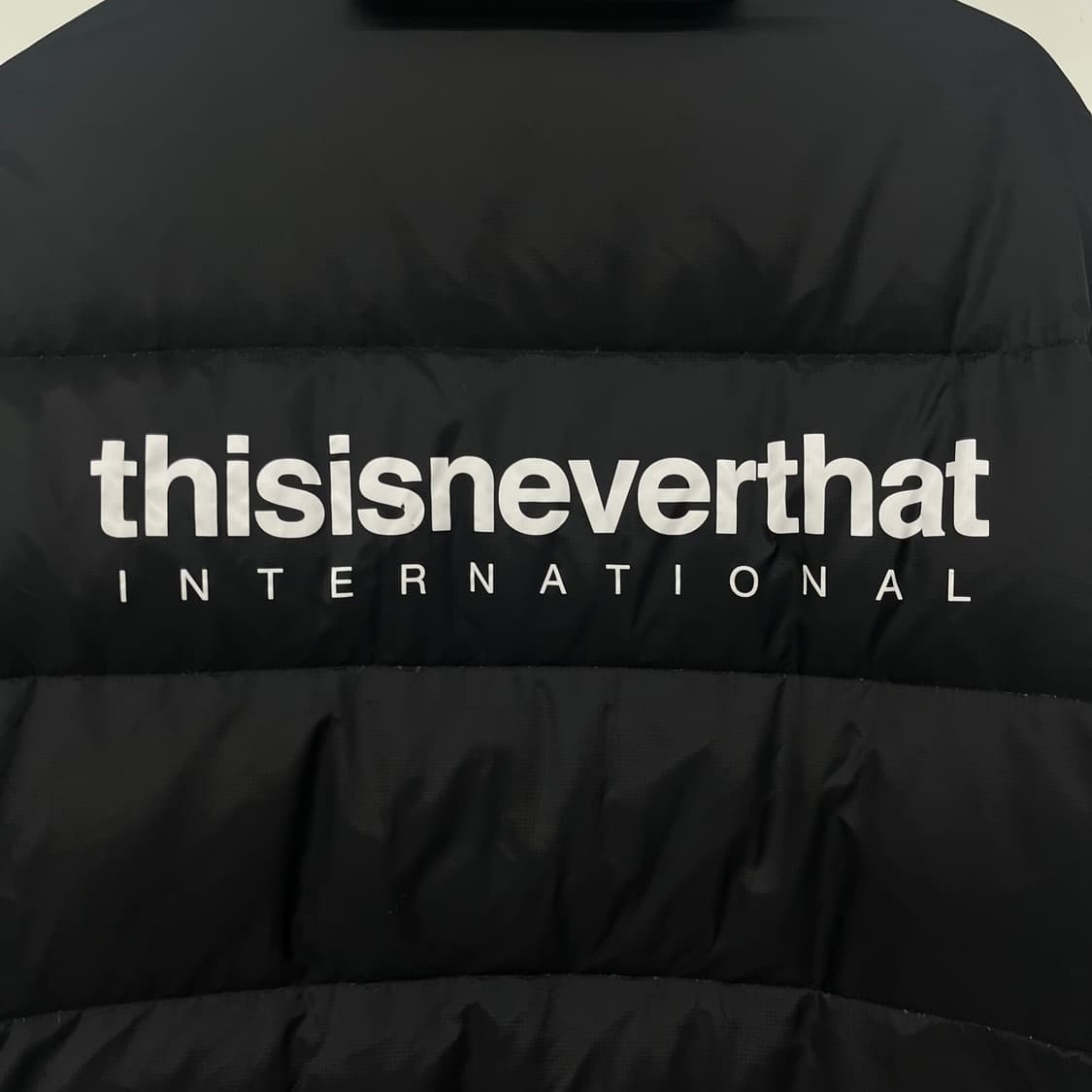 디스이즈네버댓 블랙 롱패딩 남S 상품이미지8