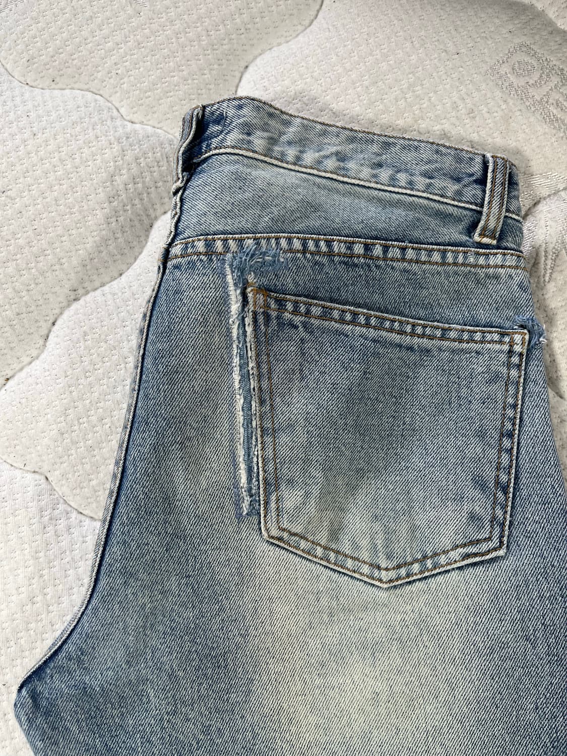 [재당근]피오갓 에센셜블랙 라이더 데님 28+로테 김현우 바지 상품이미지10