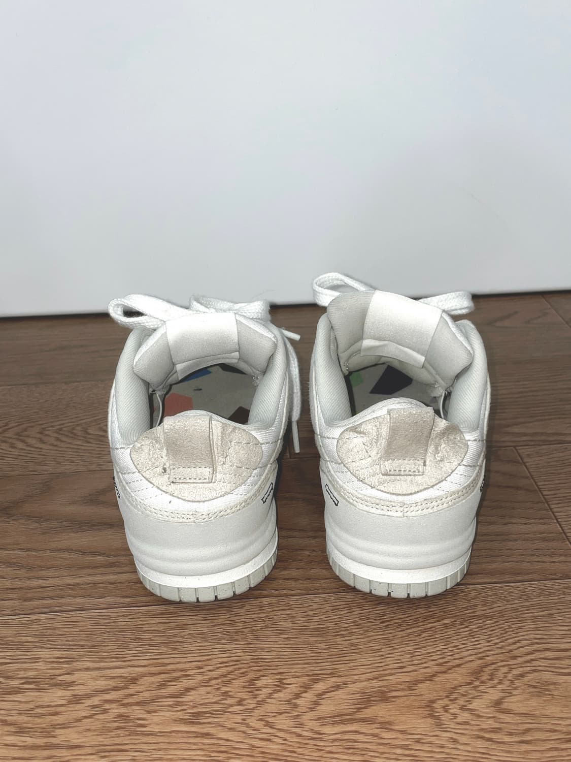 나이키 덩크 로우 디스럽트 2 화이트 라이트 본 240 상품이미지4