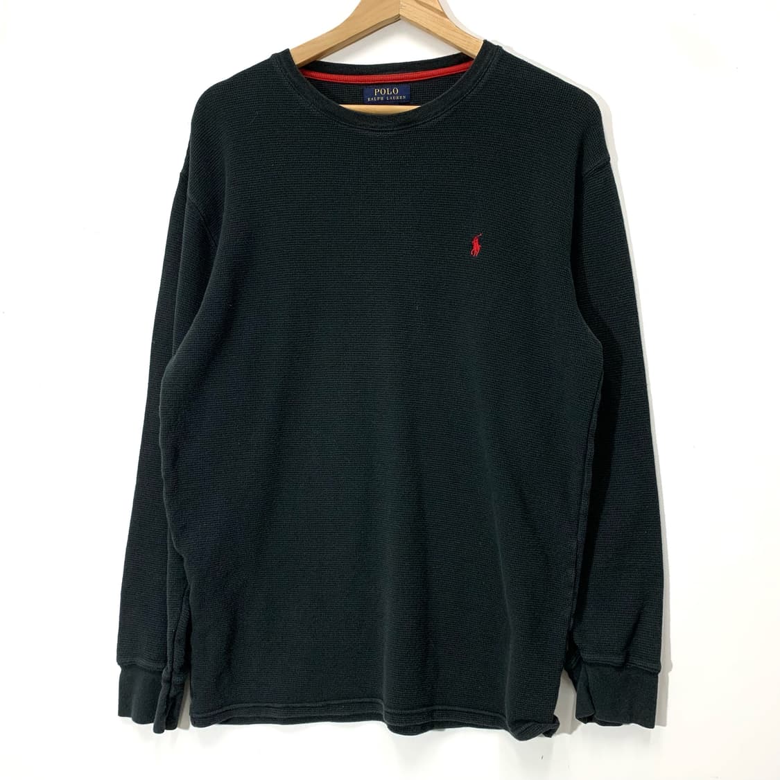 폴로 블랙 와플 롱슬리브   상품이미지1