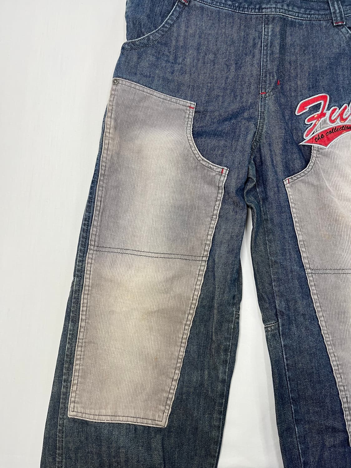 00’s FUBU 빈티지 데님 멜빵바지 상품이미지5