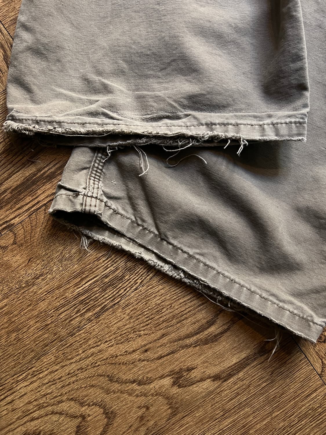 [36]칼하트 USA 빈티지 데미지드 라이트브라운 싱글니 카펜터 워크팬츠 상품이미지6